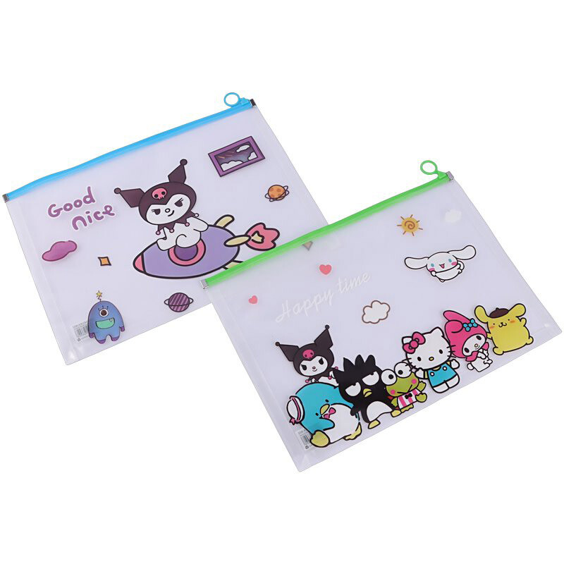 پوشه زیپ دار طرح فانتزی NO.KX-602 سایز A4