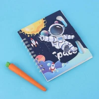 دفترچه یادداشت 50 برگ فانتزی NO.98299 بغل بازشو + خودکار