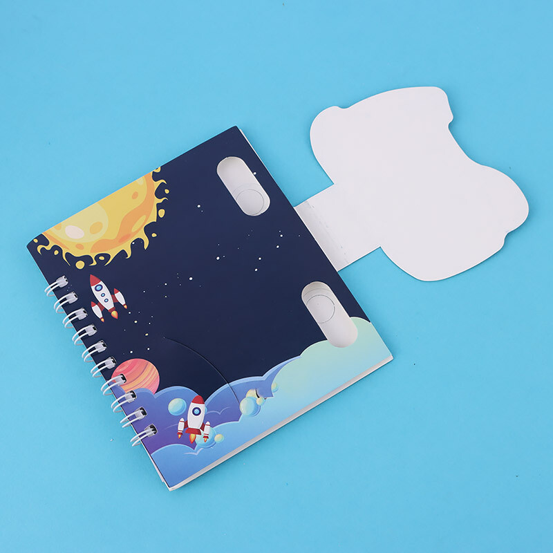 دفترچه یادداشت 50 برگ فانتزی NO.98299 بغل بازشو + خودکار