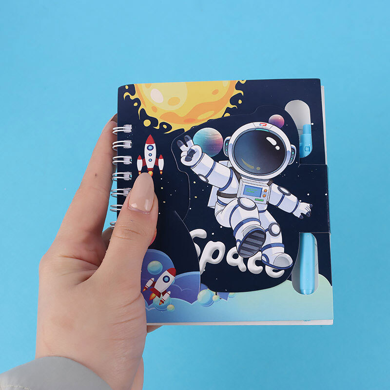 دفترچه یادداشت 50 برگ فانتزی NO.98299 بغل بازشو + خودکار