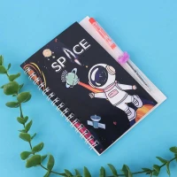 دفترچه یادداشت 30 برگ فانتزی NO.98295 بغل بازشو + خودکار