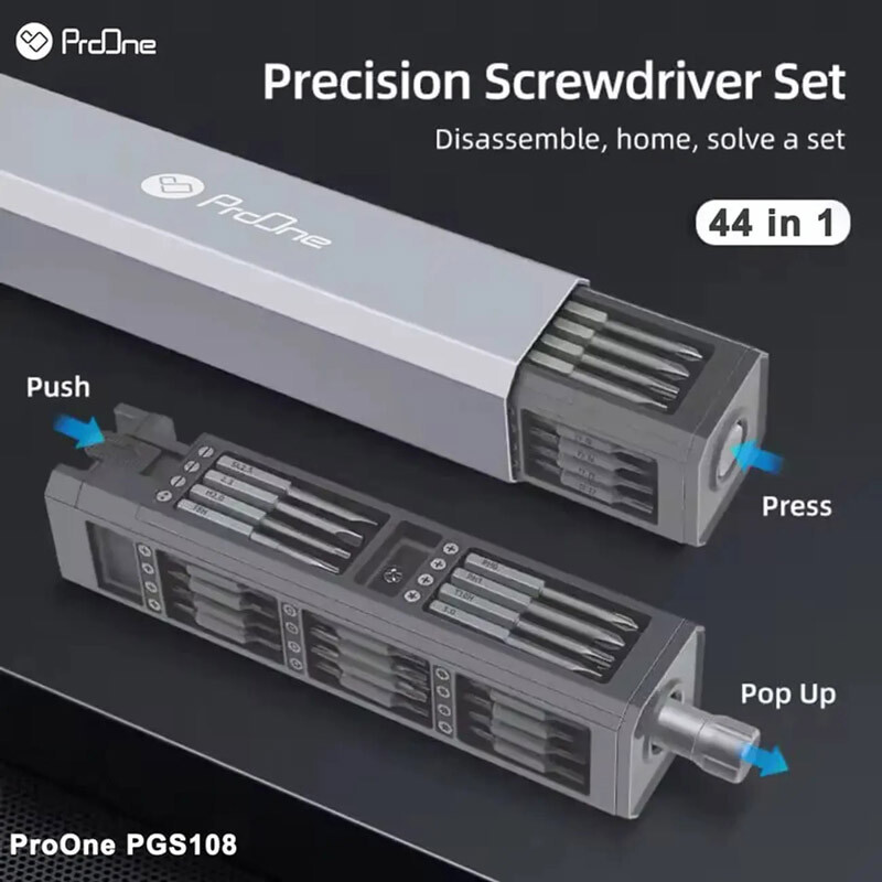 ست پیچ گوشتی تعمیرات موبایل ProOne PGS108