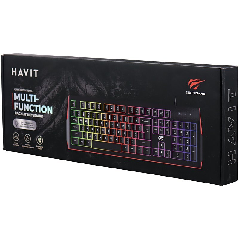 کیبورد گیمینگ هویت Gamenote KB866L