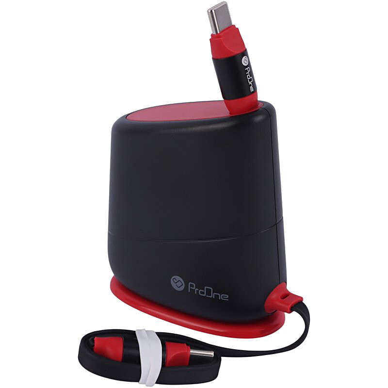 کابل دو سر تایپ سی فست شارژ 66 وات پرووان PCC129D طول 1.3 متر