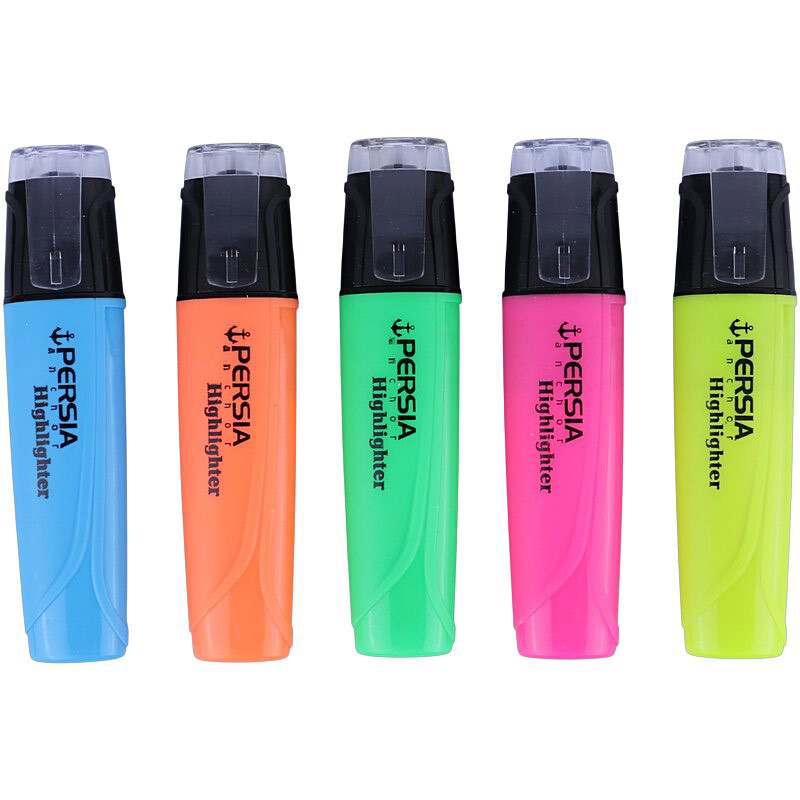 ماژیک هایلایت نوک تخت رنگی پرشیا