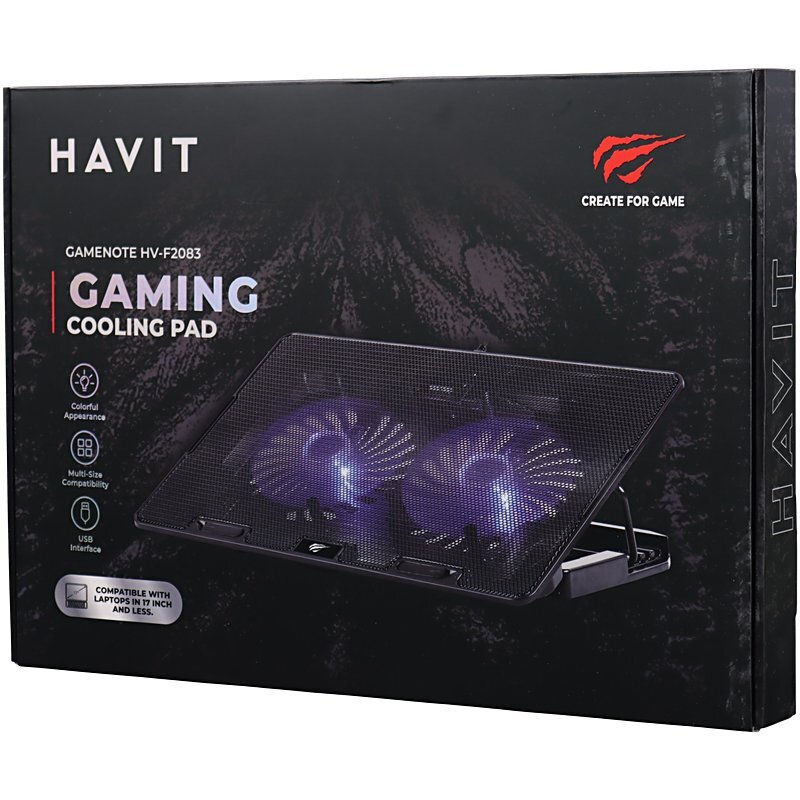کول پد لپ تاپ هویت Gamenote HV-F2083