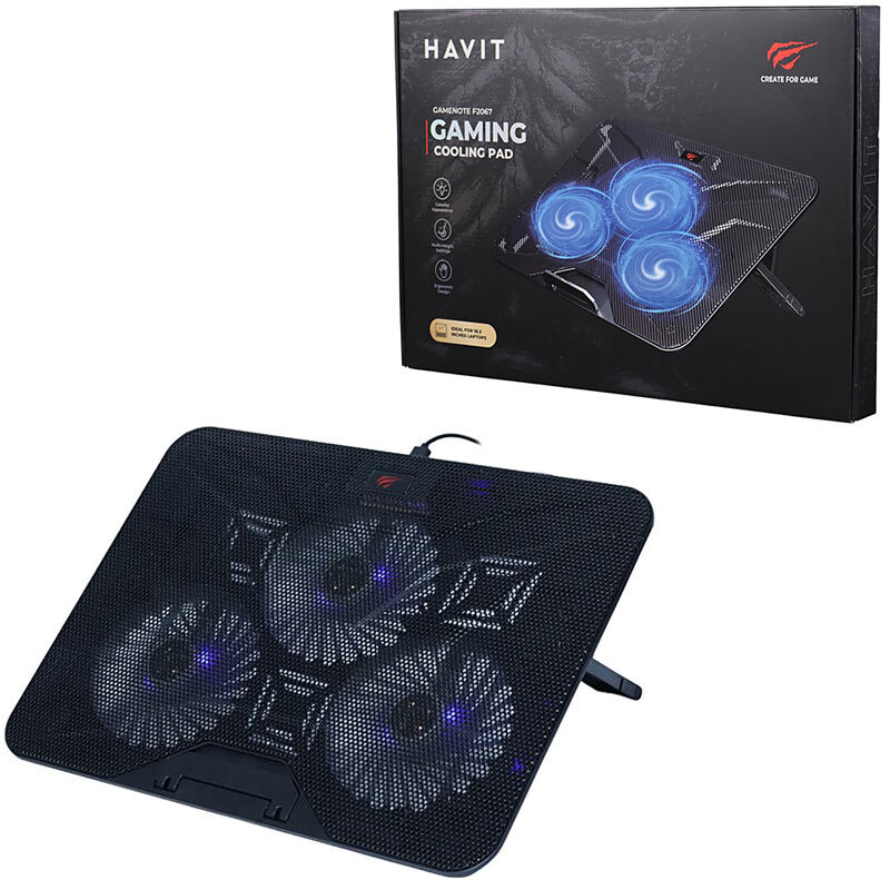 کول پد لپ تاپ هویت Gamenote F2067