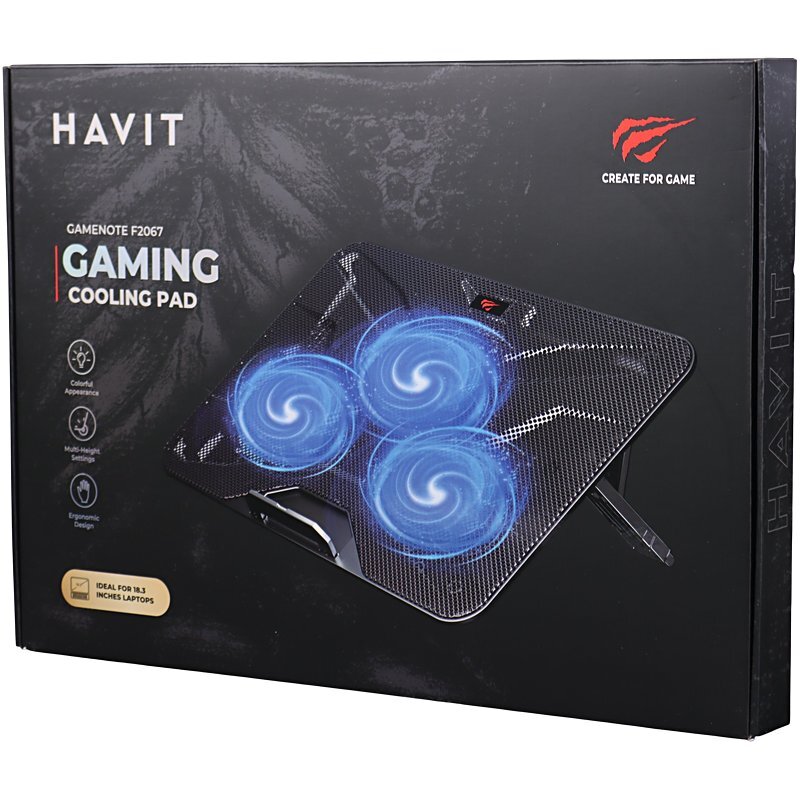 کول پد لپ تاپ هویت Gamenote F2067