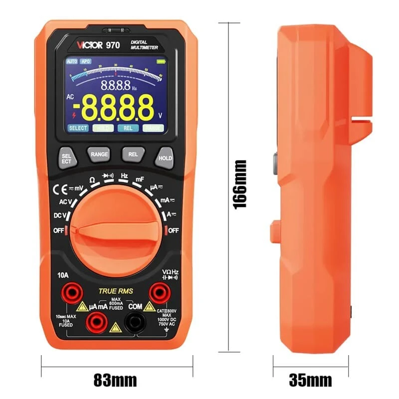 مولتی متر دیجیتال Victor VC970