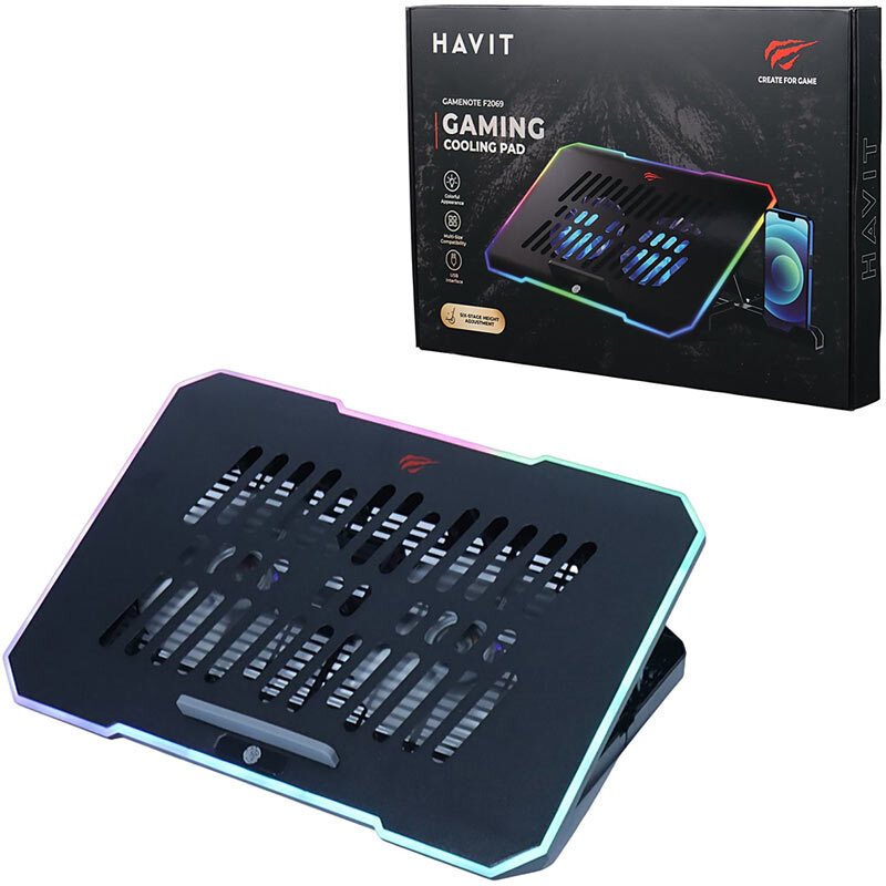 کول پد لپ تاپ هویت Gamenote F2069