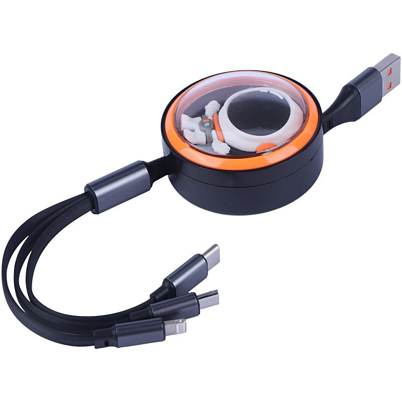 کابل شارژ چندکاره فست شارژ 100 وات پرووان PCC128R طول 1.2 متر