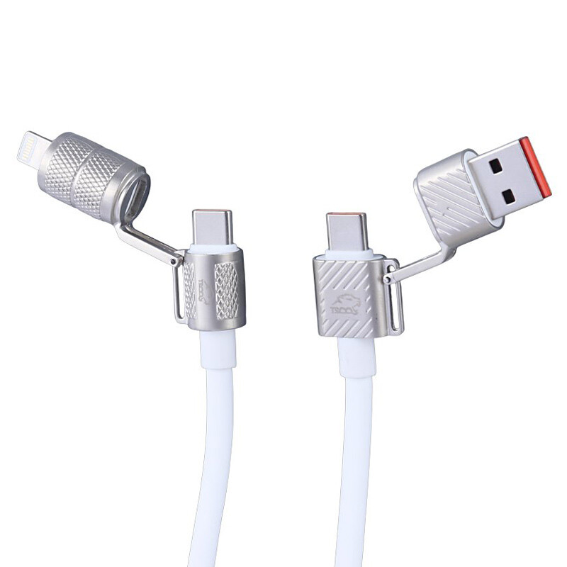 کابل شارژ چندکاره فست شارژ 240 وات تسکو GCA 240 طول 1.2 متر