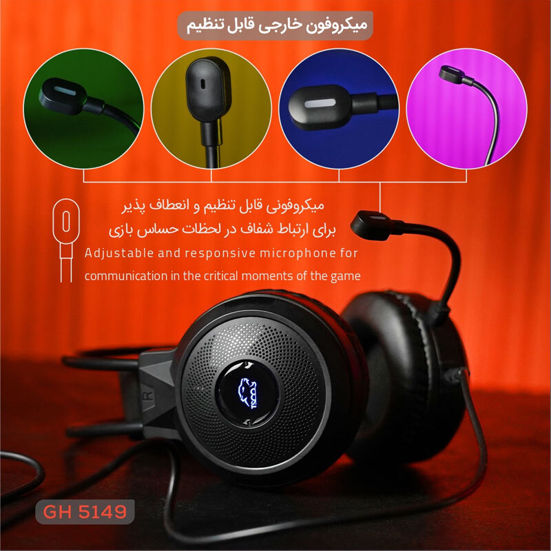 هدست گیمینگ سیم دار TSCO GH 5149 Ignis