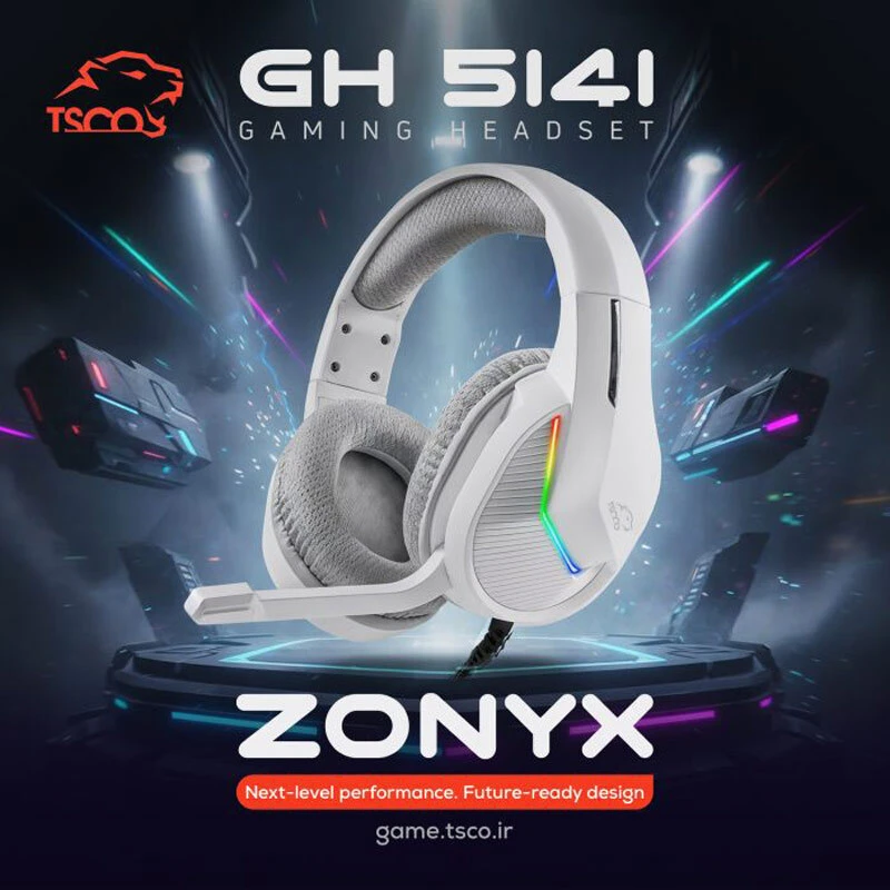 هدست گیمینگ سیم دار TSCO GH 5141 Zonyx