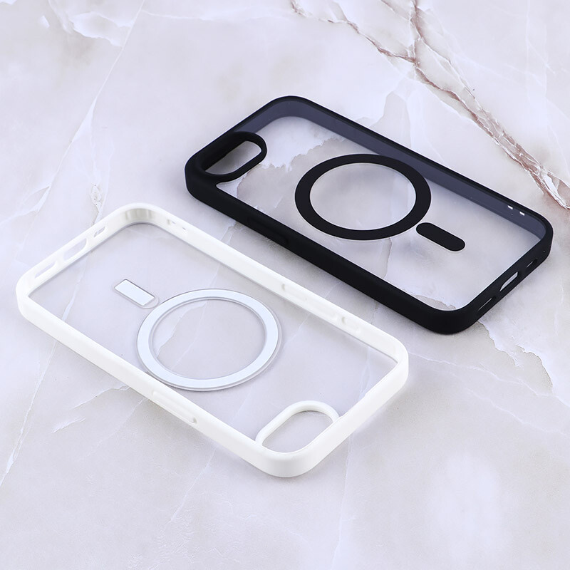 قاب PC مگ سیف آیفون iPhone 16e دور رنگی