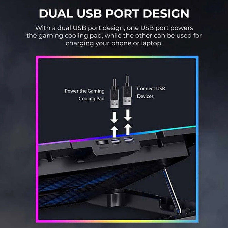 کول پد لپ تاپ هویت Gamenote F2069