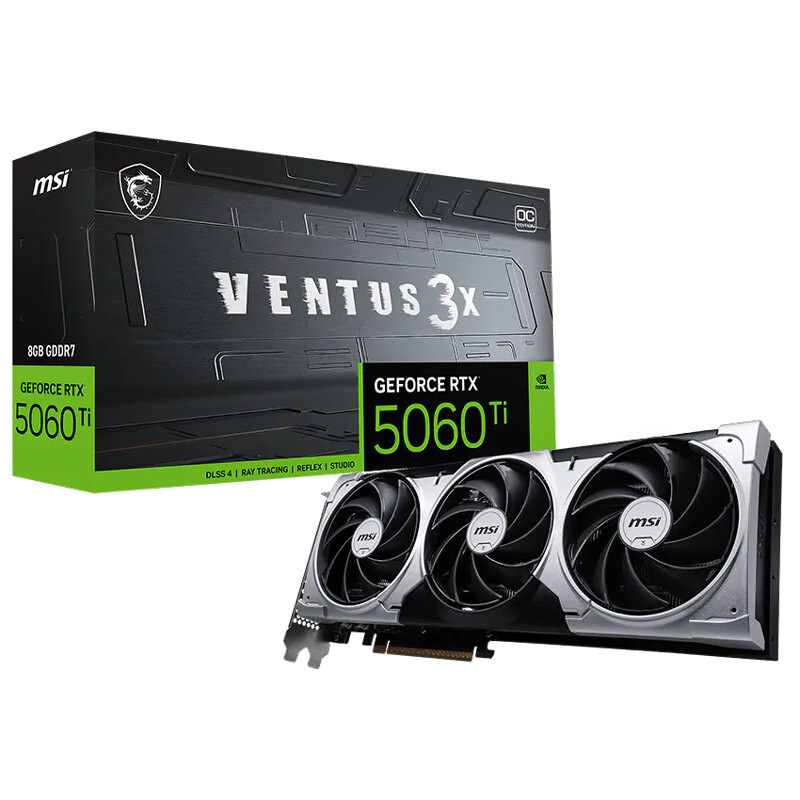 کارت گرافیک MSI GeForce RTX 5060 Ti VENTUS 3X OC 8G GDDR7 128Bit