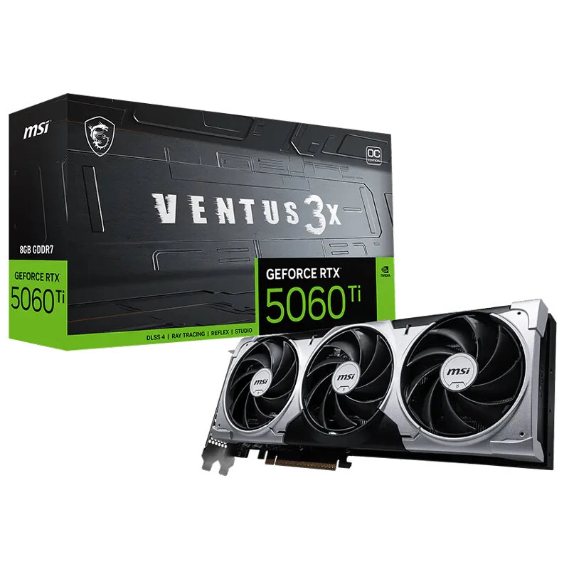 کارت گرافیک MSI GeForce RTX 5060 Ti VENTUS 3X OC 8G GDDR7 128Bit