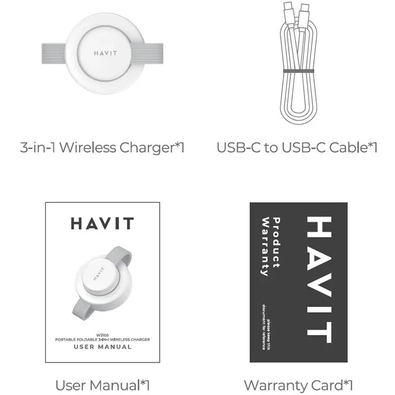 شارژر بی سیم فست شارژ Havit W3105