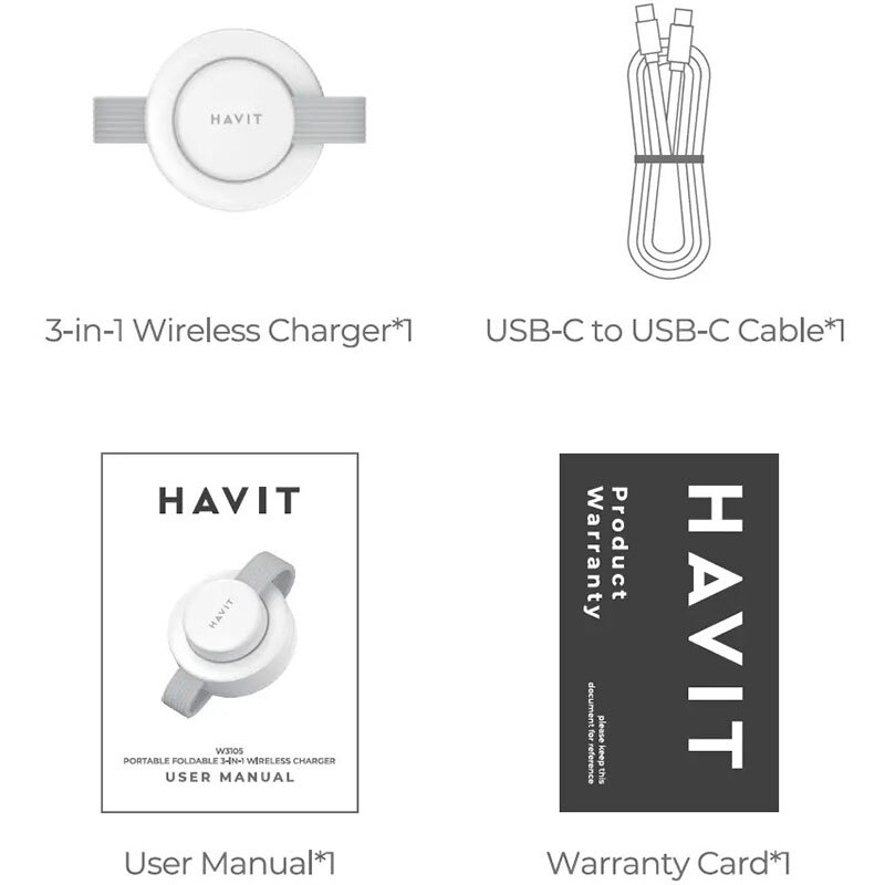 شارژر بی سیم فست شارژ Havit W3105