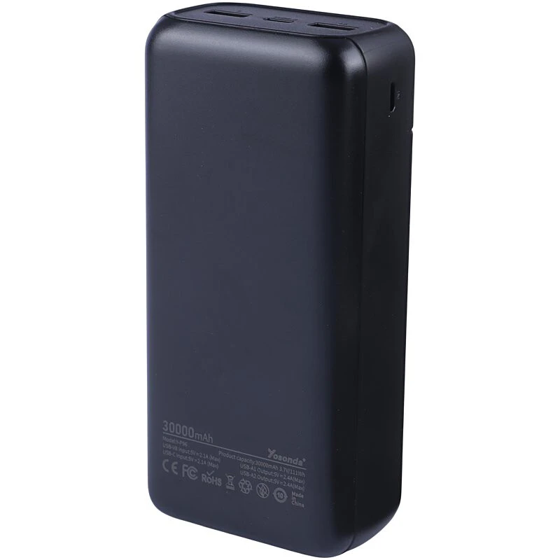 پاور بانک فست شارژ یوسوندا Y-P96 QC 12W ظرفیت 30000 میلی آمپر ساعت