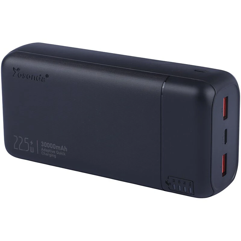 پاور بانک فست شارژ یوسوندا Y-P93 QC PD 22.5W ظرفیت 30000 میلی آمپر ساعت