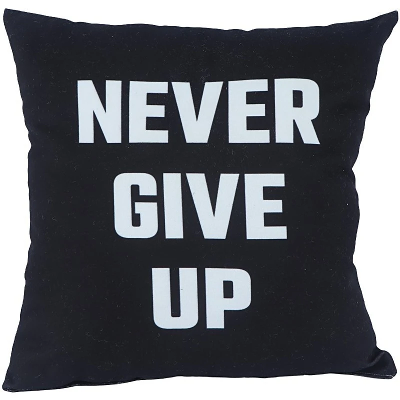 کوسن طرح Never Give Up