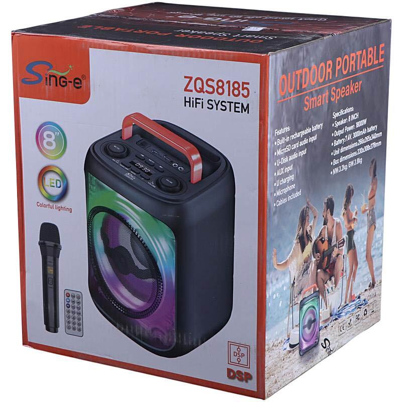 اسپیکر بلوتوثی سینگ ای ZQS8185 + میکروفون و ریموت کنترل