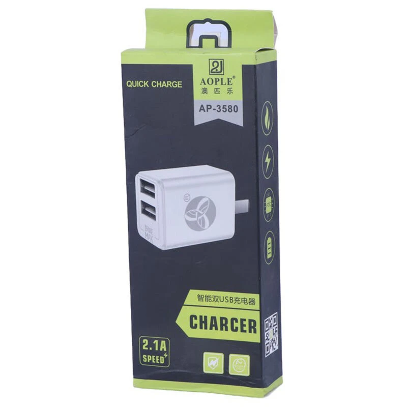 شارژر دیواری 11 وات Aople AP-3580 2.1A