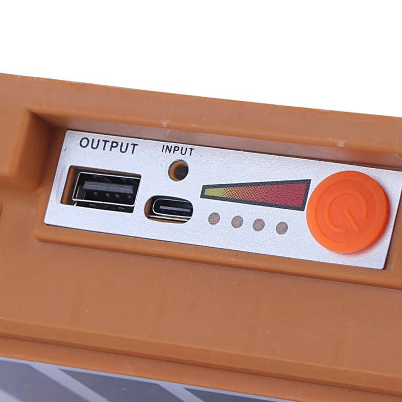 پروژکتور سیار ال ای دی شارژی و پاور بانک خورشیدی Led Solar Light کد 3