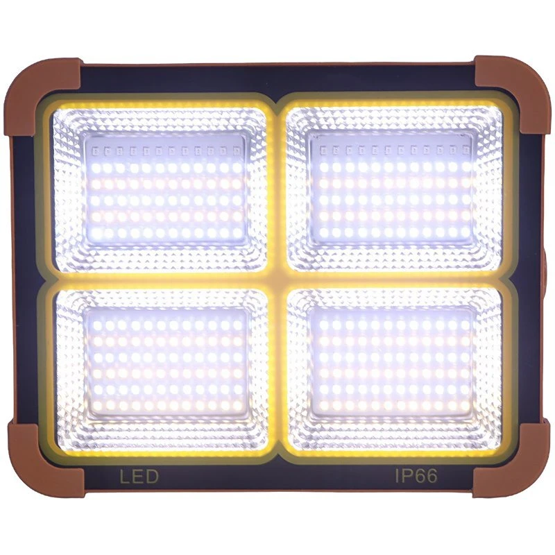 پروژکتور سیار ال ای دی شارژی و پاور بانک خورشیدی Led Solar Light کد 3