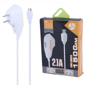 شارژر دیواری سیم وصل 11 وات Jia Hao HC-629 2.1A
