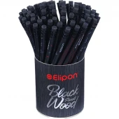 مداد مشکی پاک کن دار الیپون Elipon Black Wood