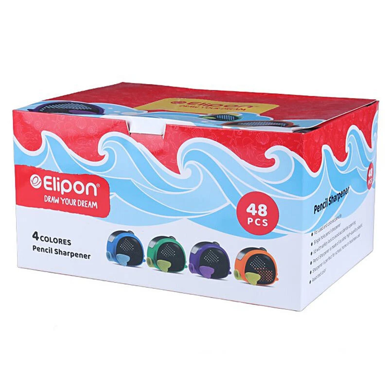 تراش پلاستیکی مخزن دار طرح ماهی Elipon NO.8271