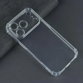 قاب ژله ای ضربه گیر بی رنگ آیفون iPhone 17 Pro محافظ لنزدار