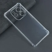 قاب ژله ای ضربه گیر بی رنگ شیائومی Redmi Note 14 محافظ لنزدار
