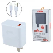شارژر دیواری 66 وات Jia Hao K56T QC3.0 6A + کابل تایپ سی