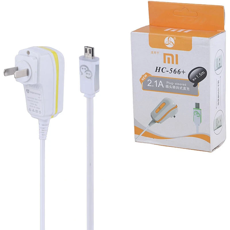 شارژر دیواری سیم وصل 11 وات MI HC-566+ 2.1A
