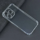 قاب ژله ای ضربه گیر بی رنگ آیفون iPhone 16 Pro محافظ لنزدار