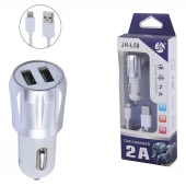 شارژر فندکی 10.5 وات Jia Hao JH-L58 ADC-21-1 + کابل آیفونی