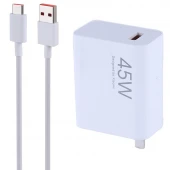 شارژر دیواری 45 وات شیائومی MDY-17-EE 4.1A سرجعبه + کابل تایپ سی