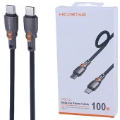 کابل دو سر تایپ سی فست شارژ وات 100 وات هایکو استار 170C-C طول 1 متر