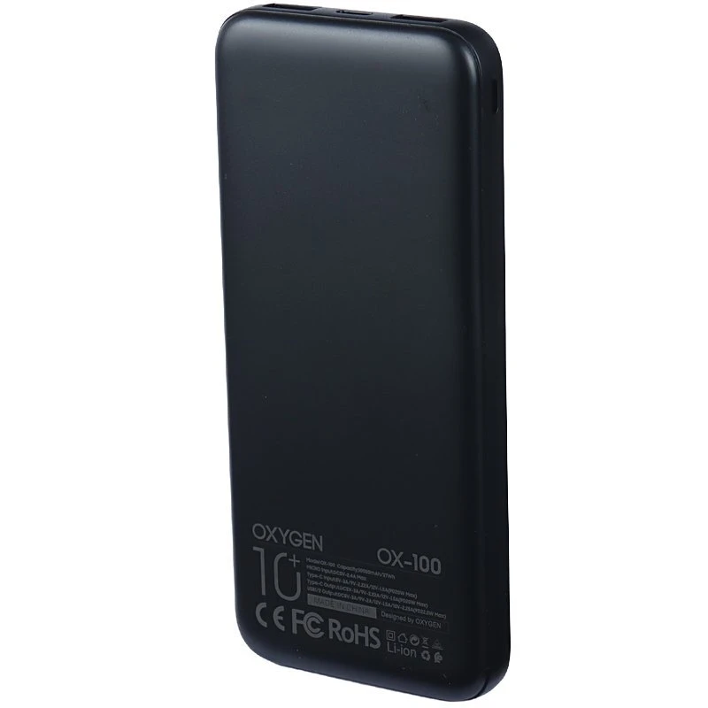 پاور بانک فست شارژ اکسیژن OX-100 PD 22.5W ظرفیت 10000 میلی آمپر ساعت