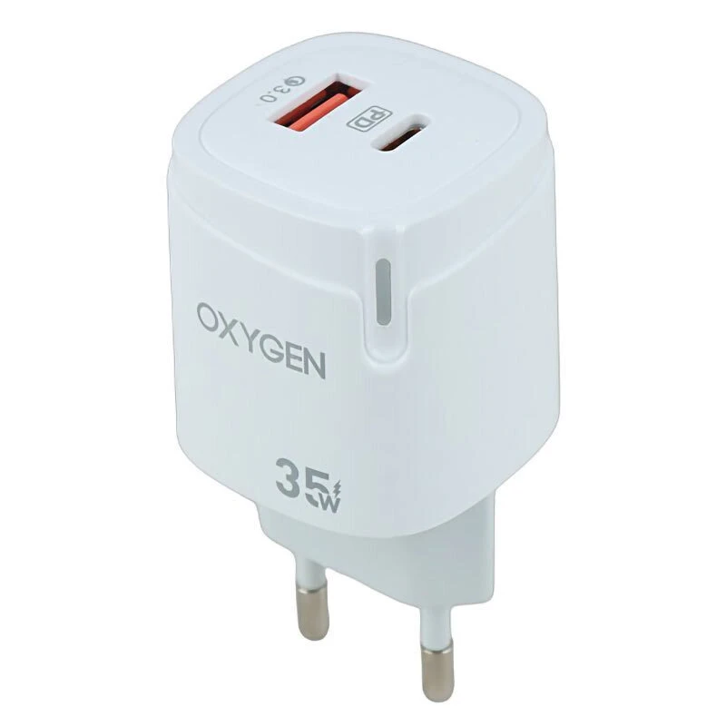 شارژر دیواری 35 وات اکسیژن CH-7 QC3.0 PD 3A