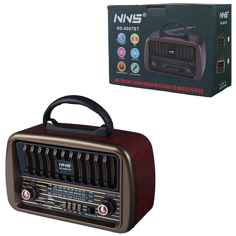 رادیو اسپیکر بلوتوثی ان ان اس NS-8067BT
