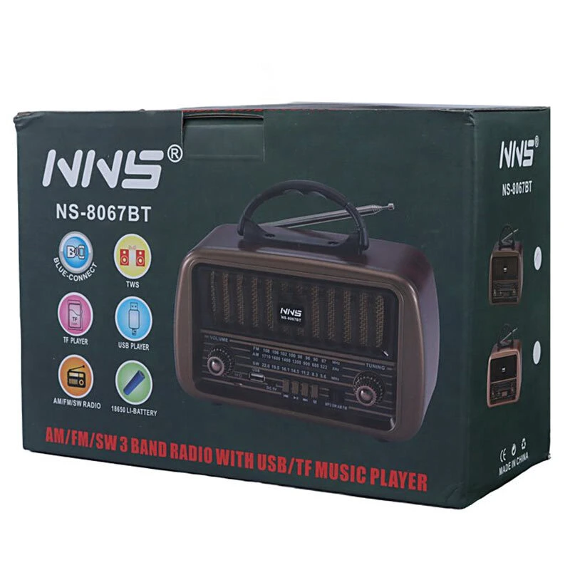رادیو اسپیکر بلوتوثی ان ان اس NS-8067BT
