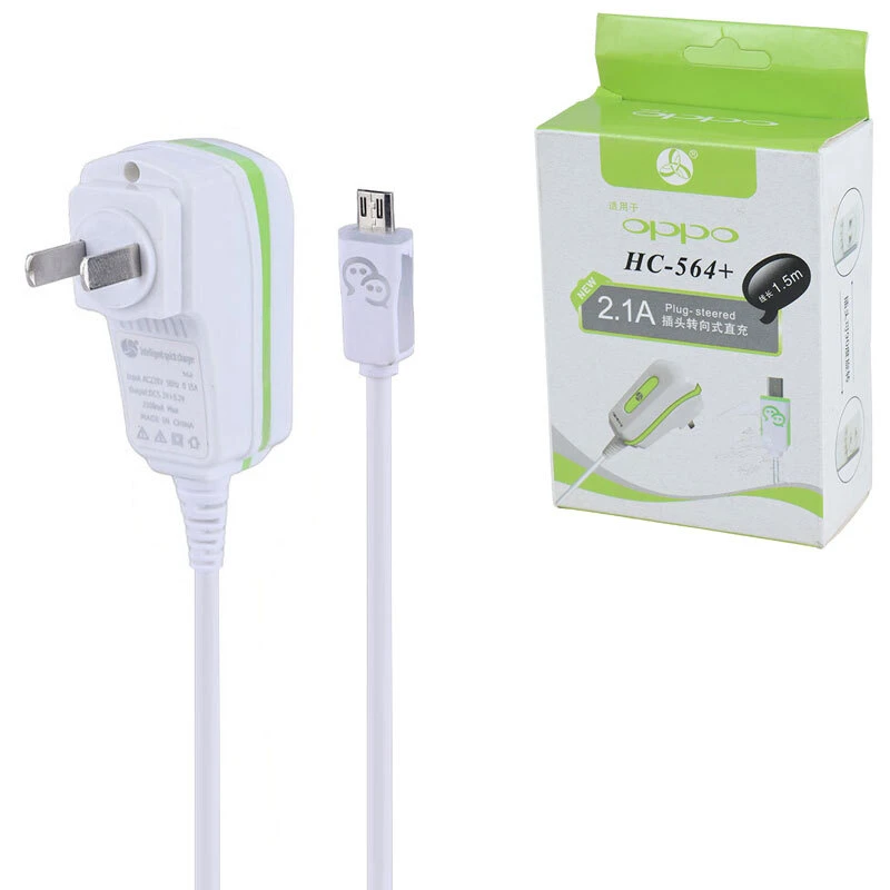 شارژر دیواری سیم وصل 11 وات Oppo HC-564+ 2.1A