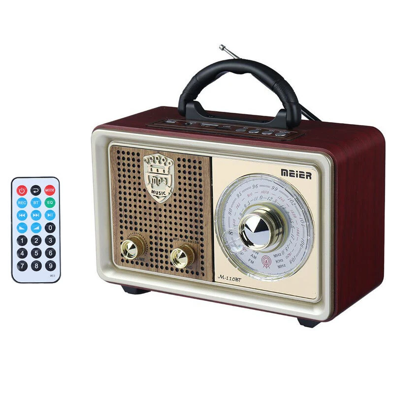 رادیو اسپیکر بلوتوثی مییر M-110BT + ریموت کنترل