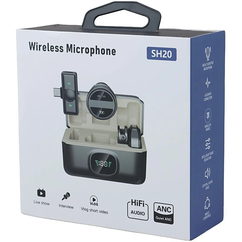 میکروفون یقه ای بی سیم SH20