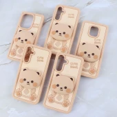 قاب سیلیکونی پاپ سوکت دار طرح Cute Bear